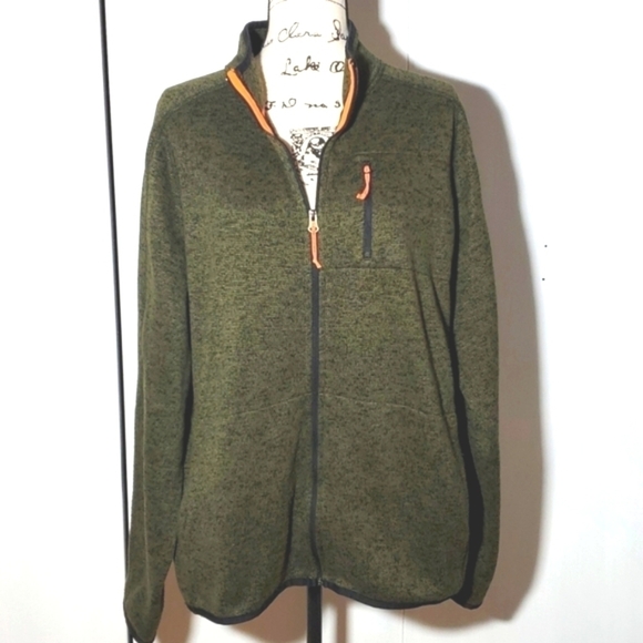 Ruff Hewn - Mens Deep green/ Orange performance Adventure Coat warm Sz. XL - Picture 1 of 5